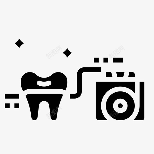 牙科hilo护理牙线图标svg_新图网 https://ixintu.com 口腔 护理 牙科hilo 牙科固体 牙线