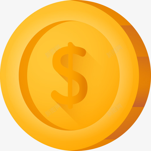 硬币市场增长11颜色图标svg_新图网 https://ixintu.com 增长 市场 硬币 颜色