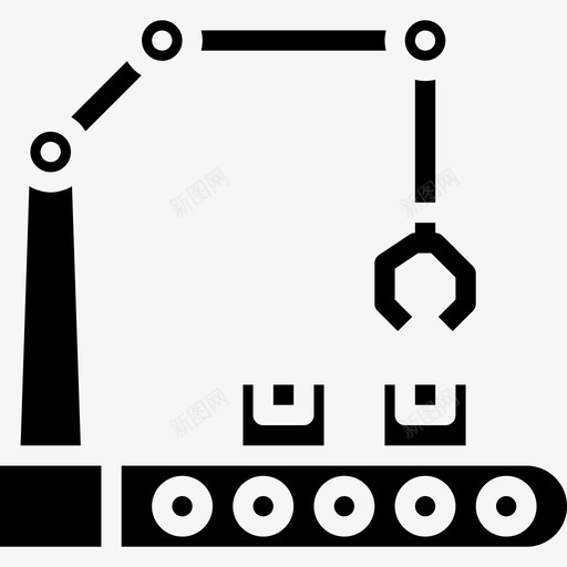 输送机工业13填充图标svg_新图网 https://ixintu.com 填充 工业13 输送机