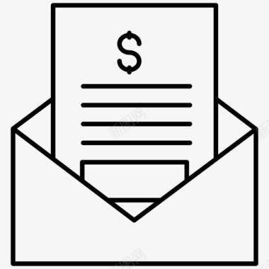财务报告商业文件商业信函图标图标