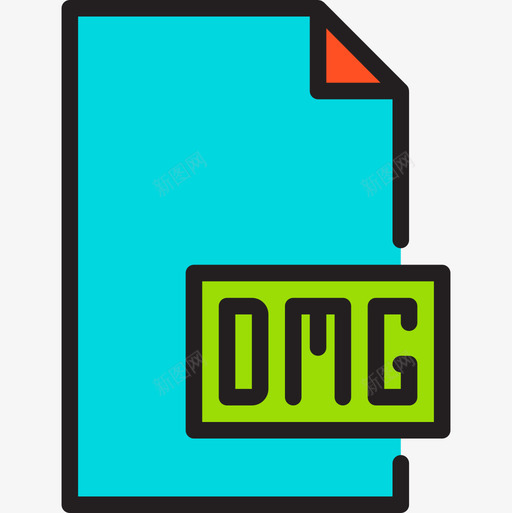 Dmg文件和文件夹11线性颜色图标svg_新图网 https://ixintu.com Dmg 文件和文件夹11 线性颜色