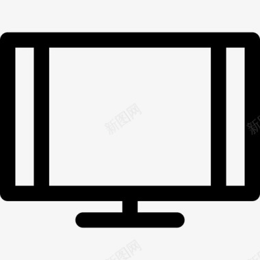 电视电子49线性图标图标