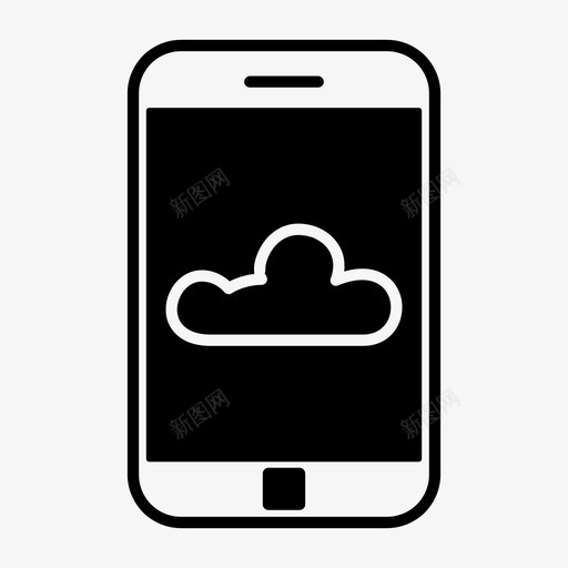 智能手机互联网手机图标svg_新图网 https://ixintu.com 互联网 手机 智能 网络 计算机