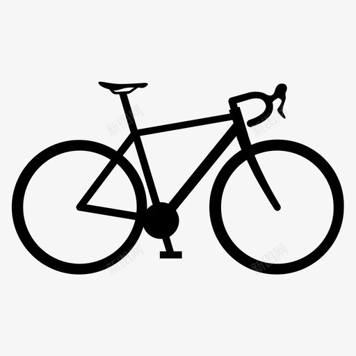 公路自行车自行车赛车图标svg_新图网 https://ixintu.com 公路自行车 自行车 赛车 运动