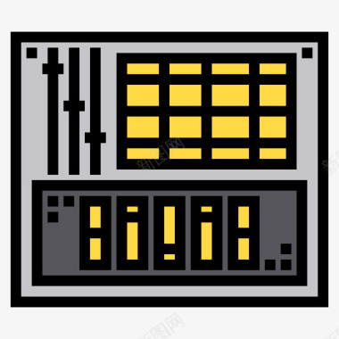 Launchpad音乐84线性颜色图标图标