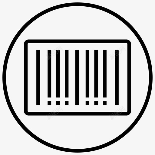 条形码电子商务产品图标svg_新图网 https://ixintu.com 产品 扫描 扫描仪 条形码 电子商务 购物