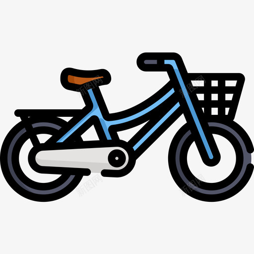自行车荷兰11线性颜色图标svg_新图网 https://ixintu.com 线性颜色 自行车 荷兰11