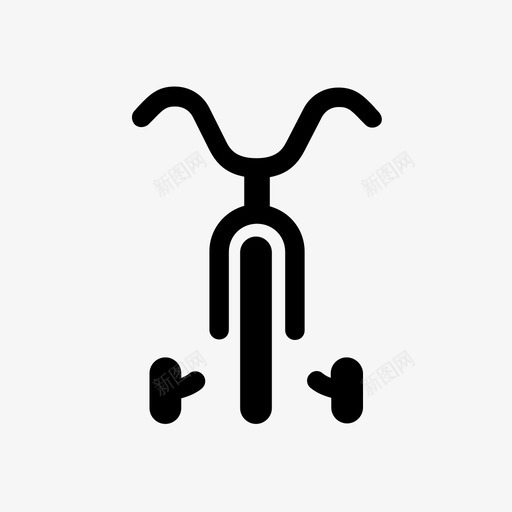 儿童自行车三轮车少年自行车图标svg_新图网 https://ixintu.com 三轮车 儿童 少年 自行车