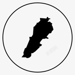 贝鲁特黎巴嫩地图阿拉伯贝鲁特图标高清图片