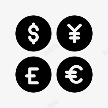 货币美元储蓄图标图标
