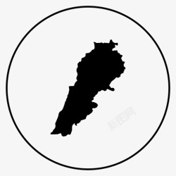 贝鲁特黎巴嫩地图阿拉伯贝鲁特图标高清图片