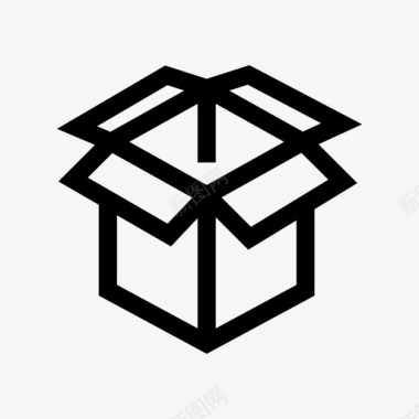 送货盒子礼物图标图标