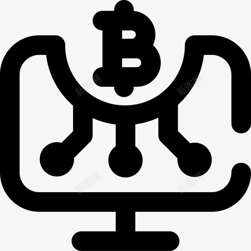 比特币加密货币24概述图标svg_新图网 https://ixintu.com 加密 概述 比特 货币