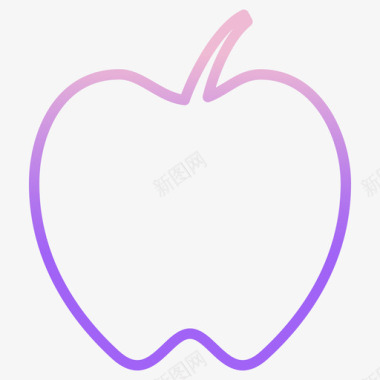 苹果医疗保健15轮廓渐变图标图标