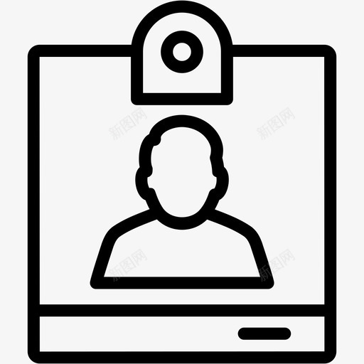 用户身份证身份证男图标svg_新图网 https://ixintu.com 人 用户 用户身份证 男 身份证