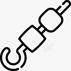 形弹簧直形弹簧串48图标高清图片