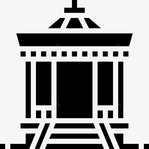 神社日本26雕文图标svg_新图网 https://ixintu.com 日本 神社 雕文