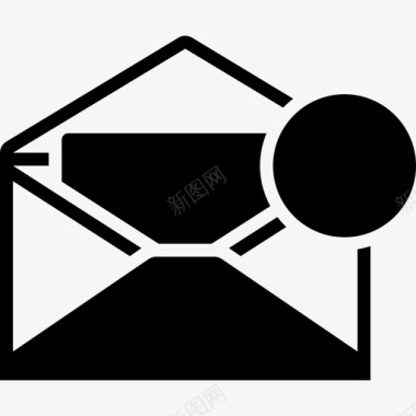 收件箱消息通信信封图标图标