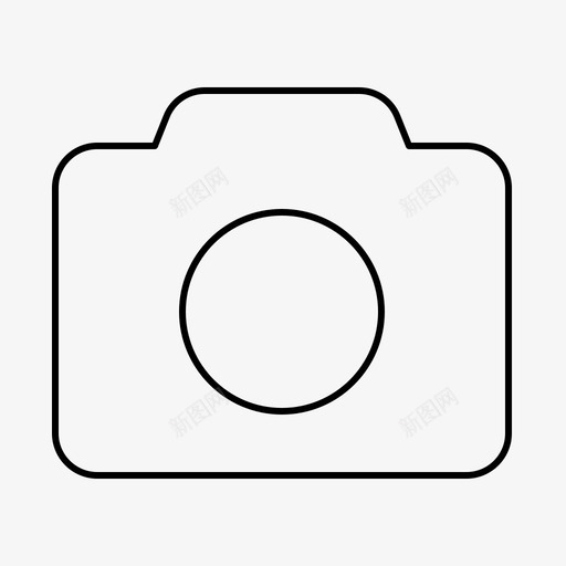 相机基本图像图标svg_新图网 https://ixintu.com line whatsappthin 图像 基本 用户界面 相机