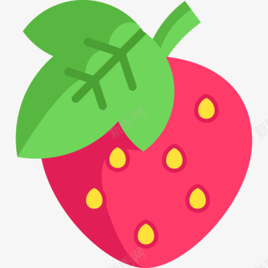草莓水果蔬菜13图标图标