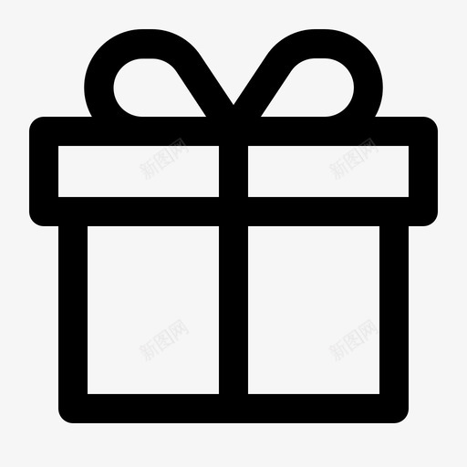 礼品盒子礼物图标svg_新图网 https://ixintu.com 小版 版本 电子商务 盒子 礼品 礼物 系列 购物