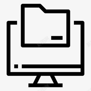 文件夹计算机文档图标图标