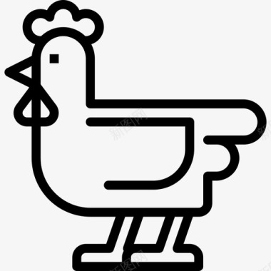鸡动物9直系图标图标