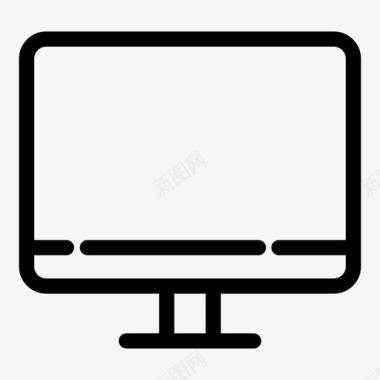 计算机显示器互联网图标图标