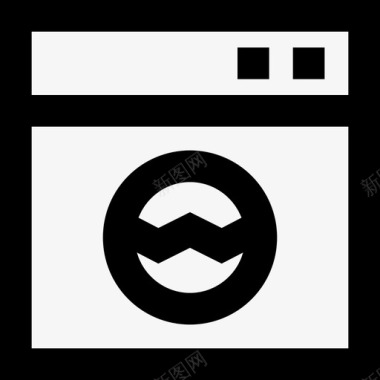 洗衣机家具家用图标图标