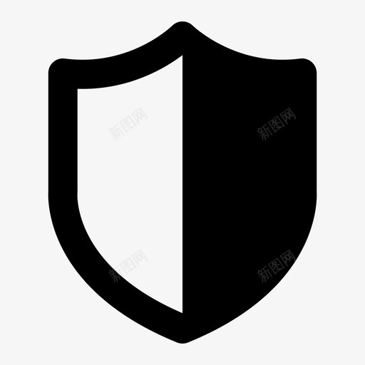 盾牌守卫保护图标svg_新图网 https://ixintu.com 保安 保护 守卫 盾牌