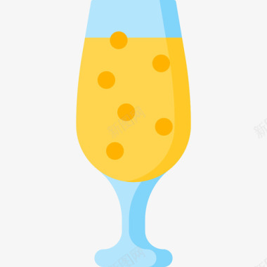 香槟狂欢节13平淡图标图标