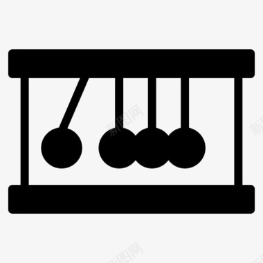 牛顿摇篮生物学实验室图标图标