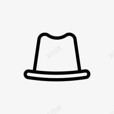 帽子布料时尚图标图标