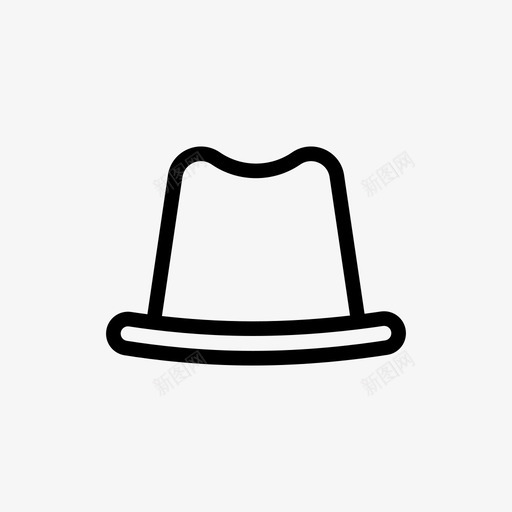 帽子布料时尚图标svg_新图网 https://ixintu.com 布料 帽子 时尚 款式 符号 购物 路线