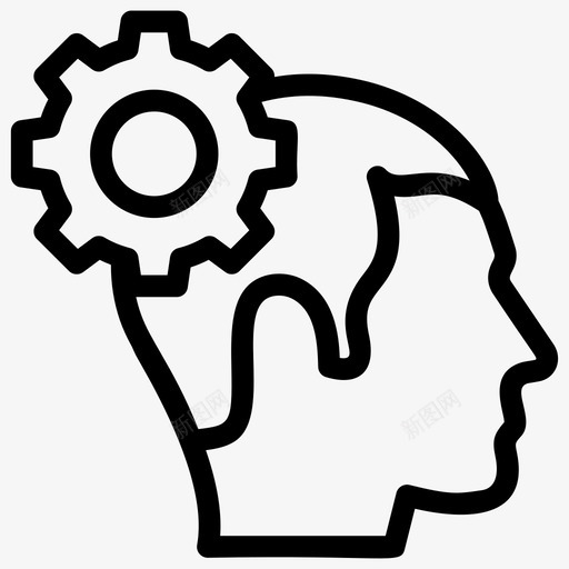头脑风暴人工智能大脑开发图标svg_新图网 https://ixintu.com 人工智能 企业管理 创造性思维 团队合作路线图标 大脑处理 大脑开发 头脑风暴