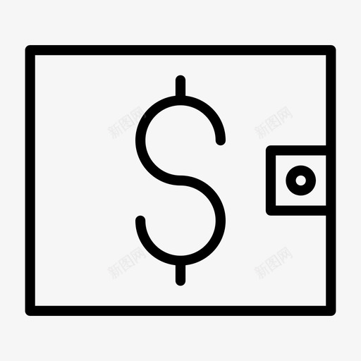 钱包现金付款图标svg_新图网 https://ixintu.com 付款 商业和购物 现金 钱包
