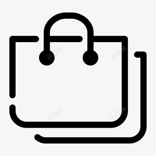 购物袋数码营销图标svg_新图网 https://ixintu.com 媒体 数码 营销 购物袋 间隙 随机