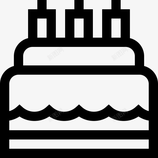 蛋糕99岁生日直系图标svg_新图网 https://ixintu.com 99岁生日 直系 蛋糕