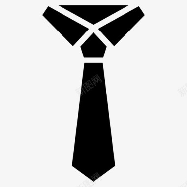 领带布料连衣裙图标图标