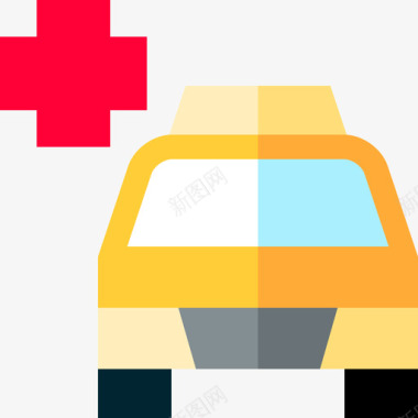 医疗出租车服务7公寓图标图标