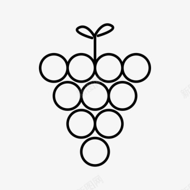 葡萄美味水果图标图标
