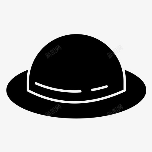 帽子时尚头饰图标svg_新图网 https://ixintu.com 头饰 字形 实心 布料 帽子 时尚 运输