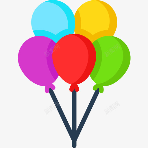 气球42号平的图标svg_新图网 https://ixintu.com 42号 平的 气球