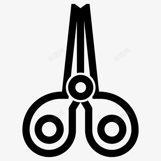 剪刀切割切割工具图标svg_新图网 https://ixintu.com 切割 切割工具 剪 剪刀