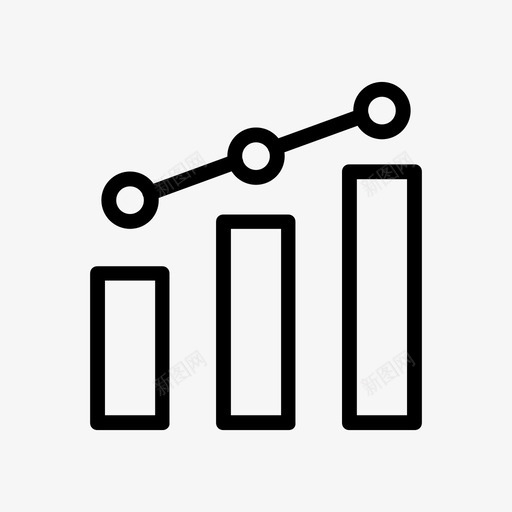 图表业务增长图标svg_新图网 https://ixintu.com 业务 图表 增长