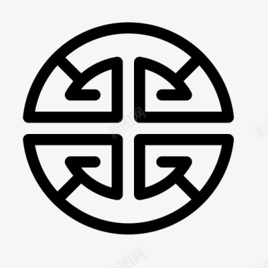 神教中国汉族图标图标
