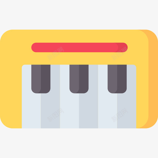 钢琴圣诞玩具11平的图标svg_新图网 https://ixintu.com 圣诞 平的 玩具 钢琴