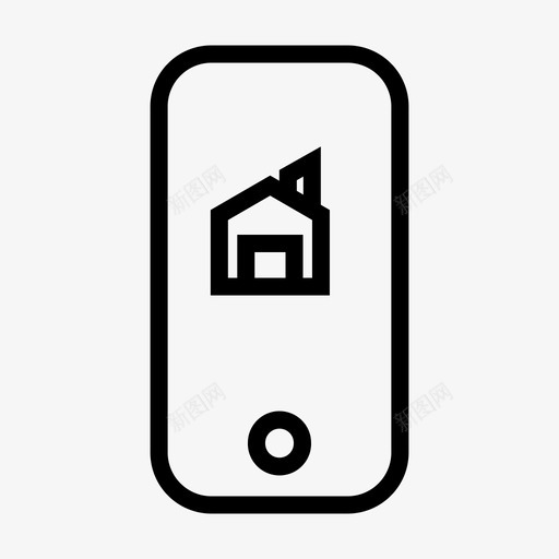 智能技术未来高科技图标svg_新图网 https://ixintu.com 房屋 智能技术 智能设备 未来 高科技