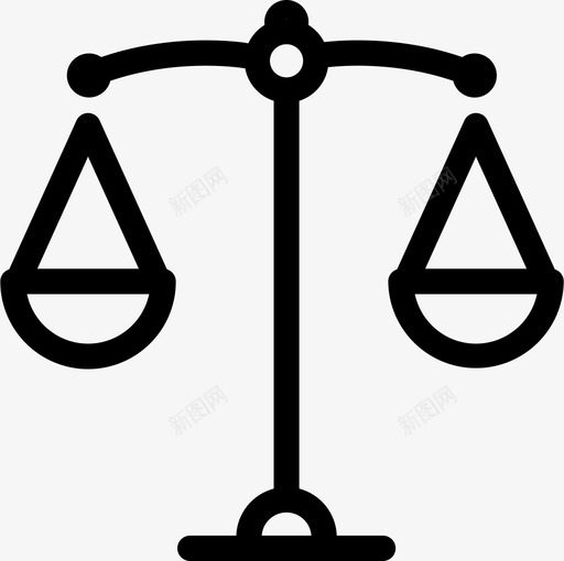 平衡公平正义图标svg_新图网 https://ixintu.com 公平 平衡 正义 法律 财政 部门 金钱