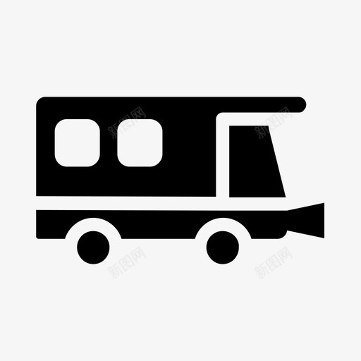 公共汽车汽车运输工具图标svg_新图网 https://ixintu.com 48像素 公共汽车 卡车 标志 标志符 汽车 符号 车辆 运输工具 运输线